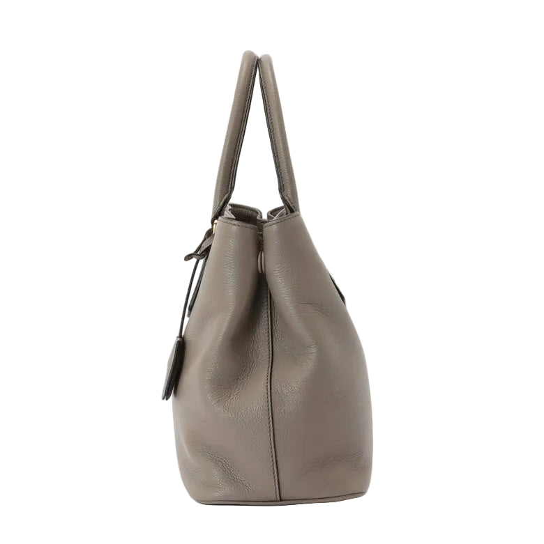 Bolsa Prada Double Tote Cinza