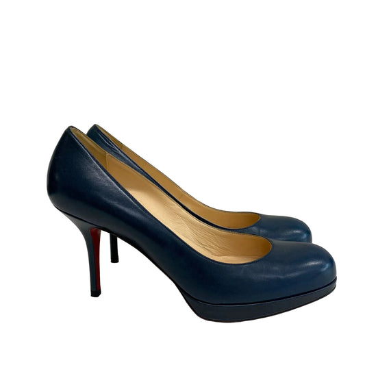 Sapato Louboutin Azul Tam 35 Br