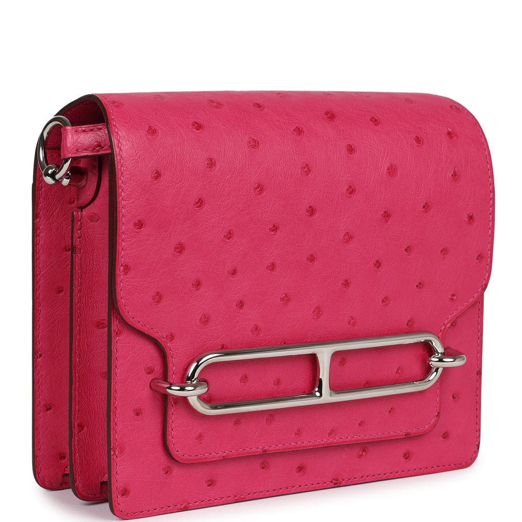 Bolsa Hermès Mini Roulis Rosa