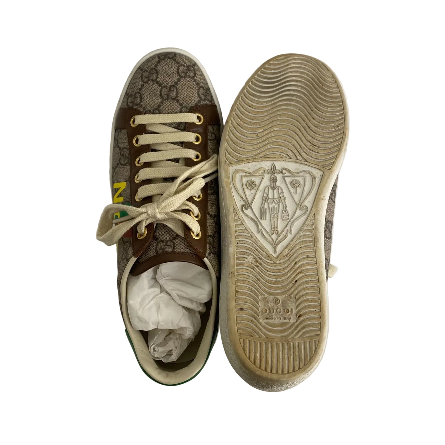 Tenis Gucci Monograma Marrom Tam 34,5 Br