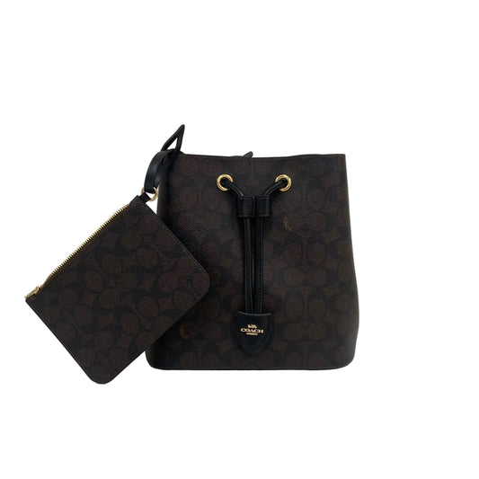 Bolsa Coach Rowan Bucket Bag in Signature Canvas