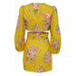Vestido Zimmermann Amarelo Com Estampa Florida Tam 36 BR