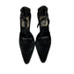 Scarpin Dior Acetinado Preto Tam 35,5 BR