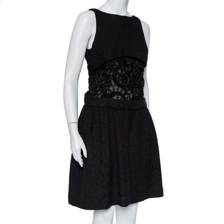 Vestido Chanel Preto Tam 38 Br