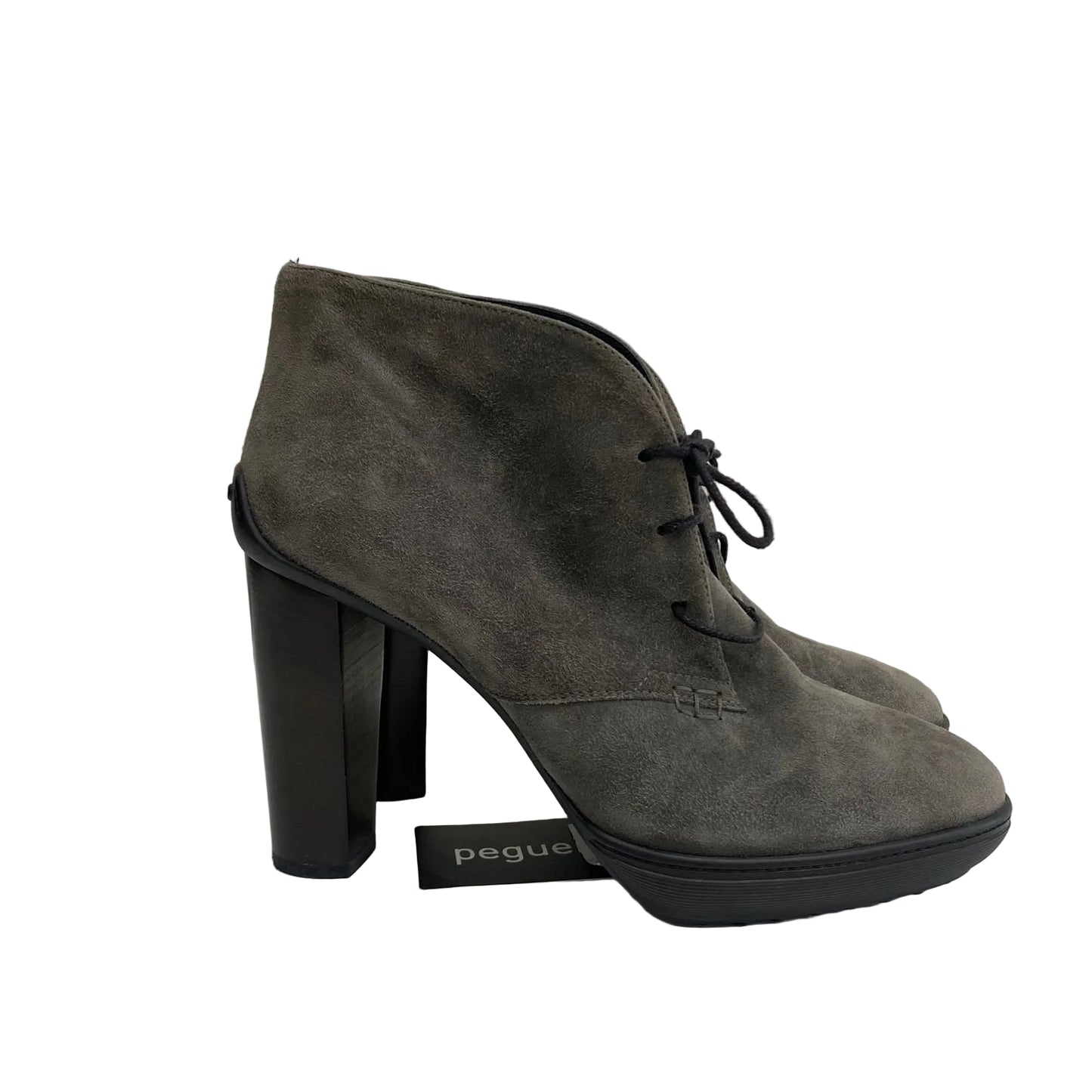 Bota Tod's De Camurça Cinza Tam 38,5 Br
