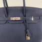 Bolsa Hermès Birkin 35 Azul