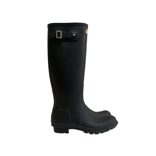 Bota Hunter Preta Borracha Preta Tam 37 Br