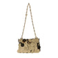 Bolsa Paco Rabanne Sparkle Nano Dourada