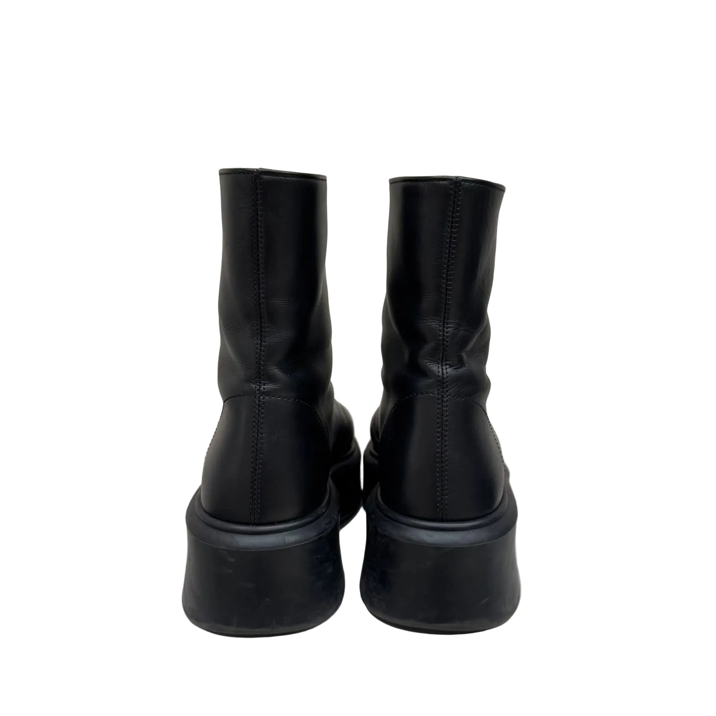 Bota The Row Couro Preta Tam 38 Br