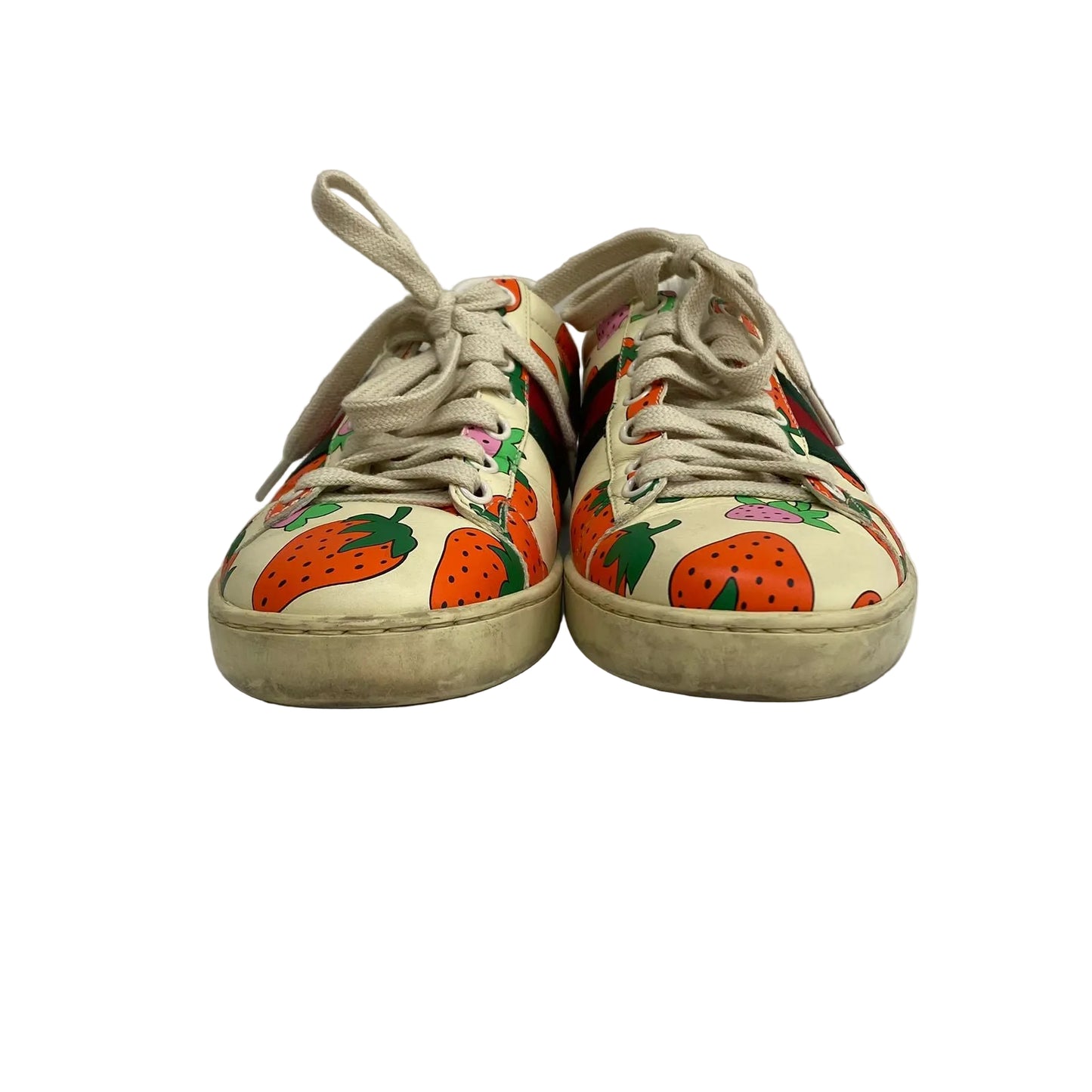 Tenis Gucci Estampa Morangos Tam 33,5 Br
