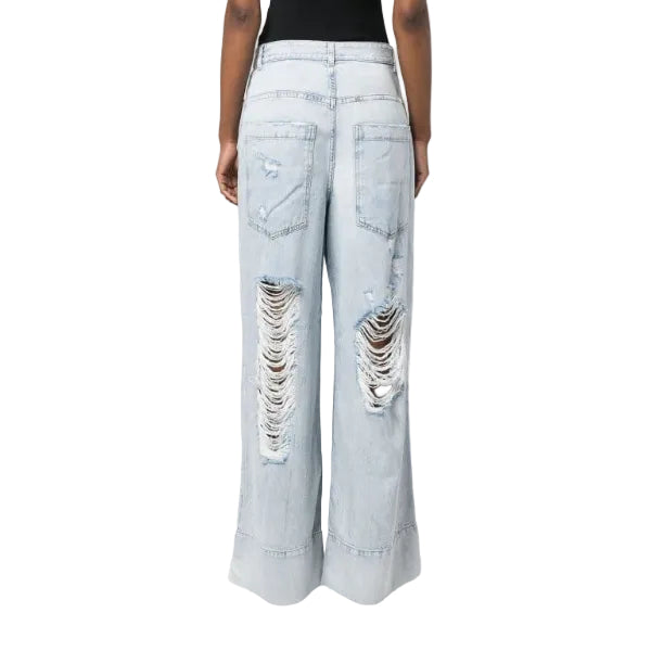 Calça Givenchy Jeans Rasgada Tam 38 Br