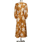 Vestido Zimmermann Estampa Laranja Tam 42 Br