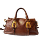 Bolsa Prada Convertible Belted Satche Marrom Média