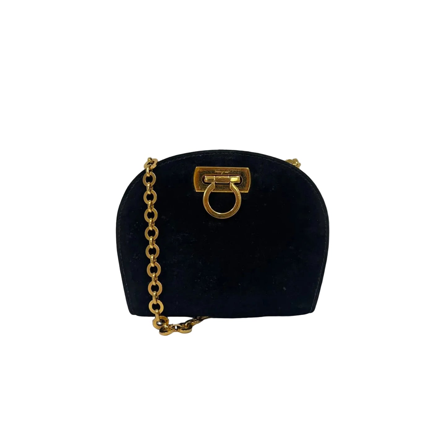Bolsa Salvatore Ferragamo Gancini Half Moon Chain Bag