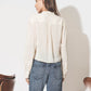 Camisa Isabel Marant Plissada Off White Tam 36 Br