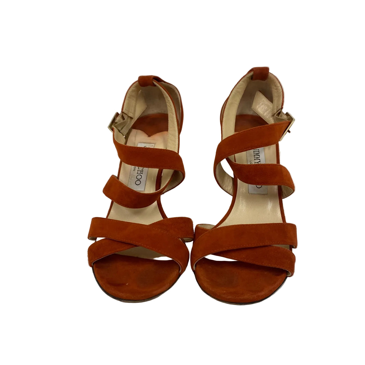 Sandalia Jimmy Choo Laranja Tam 36,5 BR