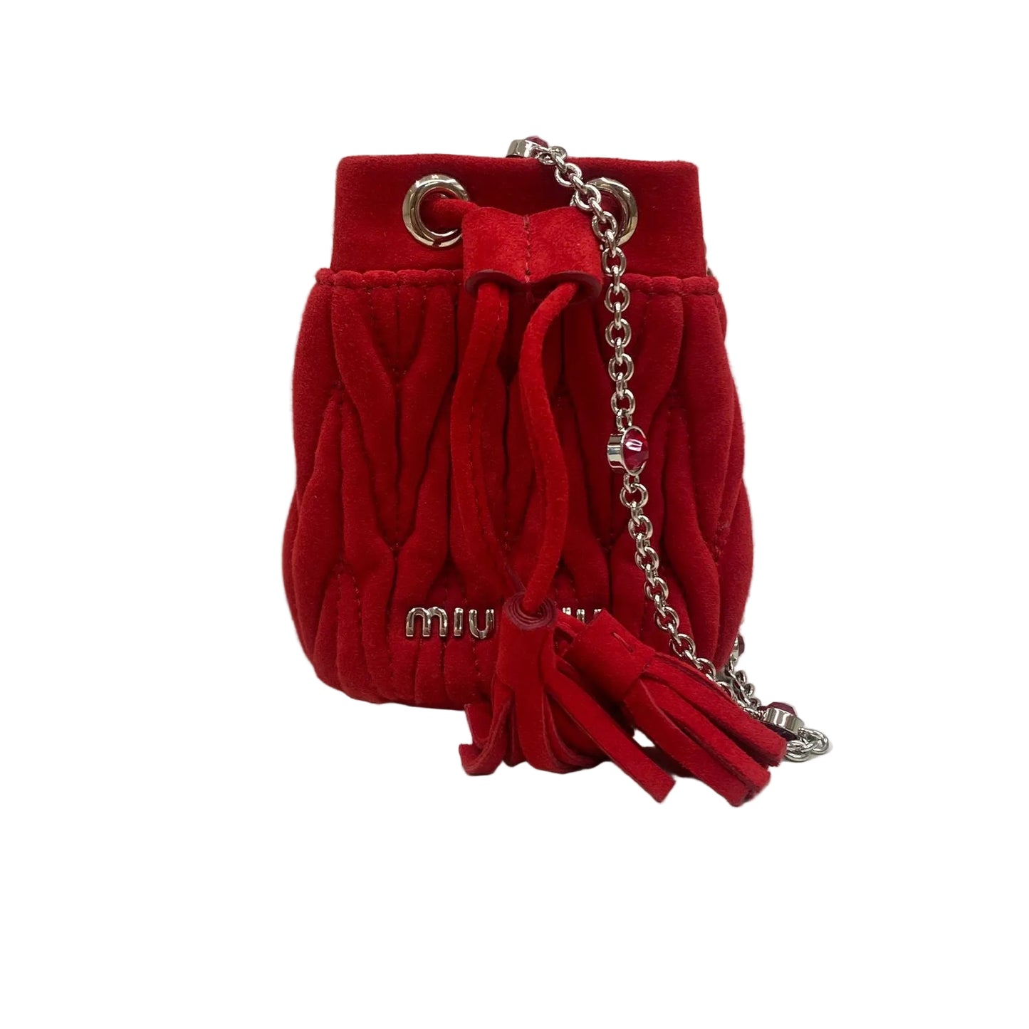 Bolsa Bucket Miu Miu Mini Vermelha