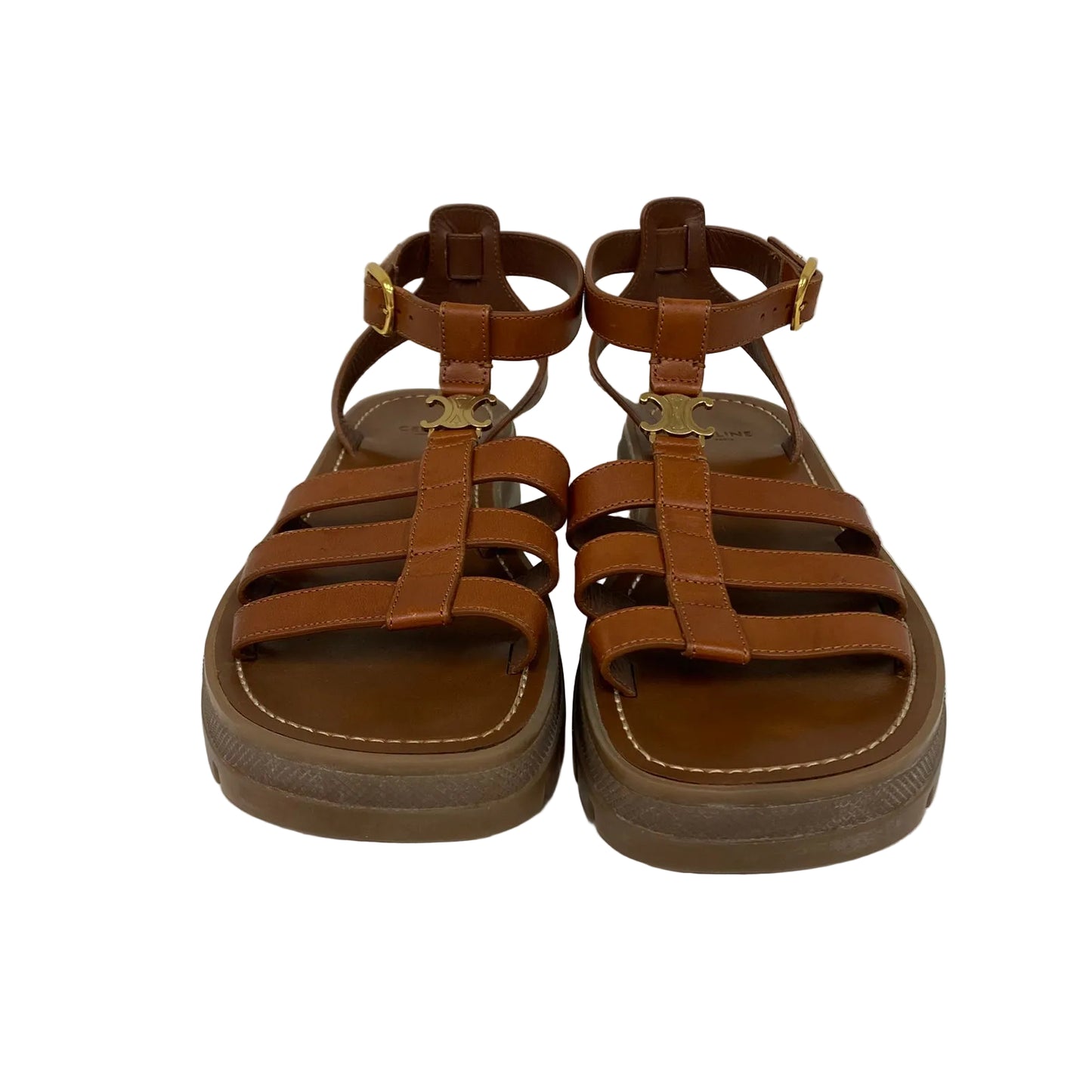 Papete Celine Marrom Tam 37/38 Br