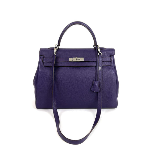 Bolsa Hermés Kelly Roxa 35