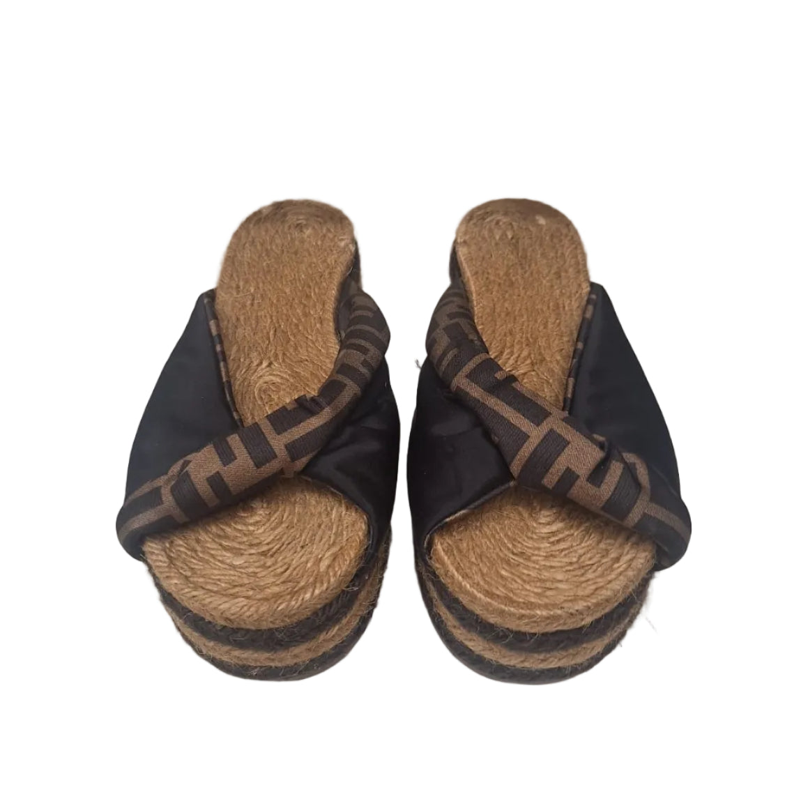 Sandália Fendi Bloco Fendi Tam 36 Br