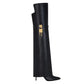 Bota Givenchy Cano Longo Preta Tam 38 Br