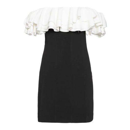 Vestido Staud Bicolor Tam 38 Br