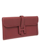 Clutch Hermès Jigé Elan 29 Rouge