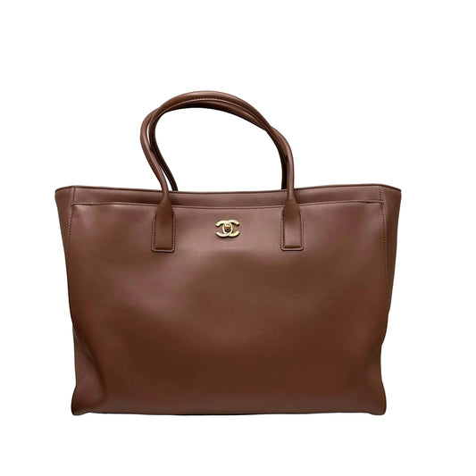 Bolsa Chanel Archetype Shopping Tote Marrom Claro