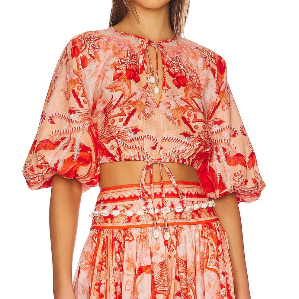 Conjunto Zimmerman Estampado Laranja TAM 40