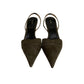 Sapato Tom Ford Eva Suede Slingback Pumps Tam 39 BR