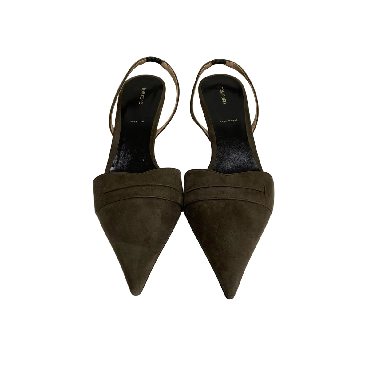 Sapato Tom Ford Eva Suede Slingback Pumps Tam 39 BR