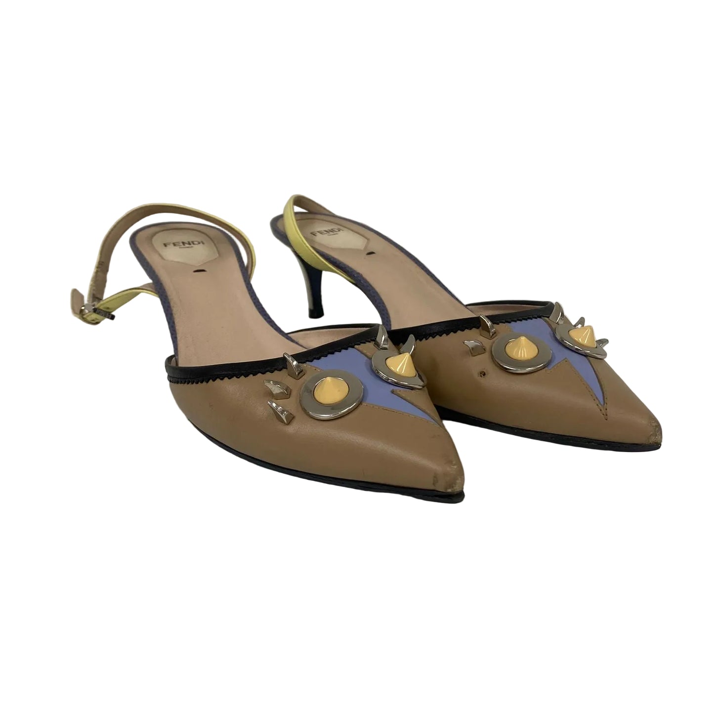 Sapato Fendi Com Spikes Tam 37 Br