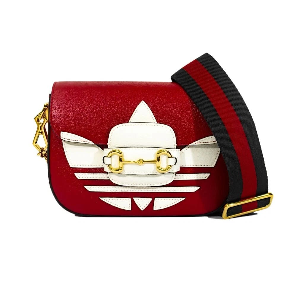 Bolsa Gucci x Adidas Horsebit Vermelho