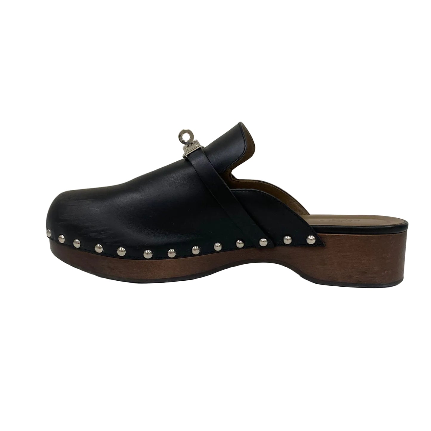 Mule Hermès Preto Tam 39 Br