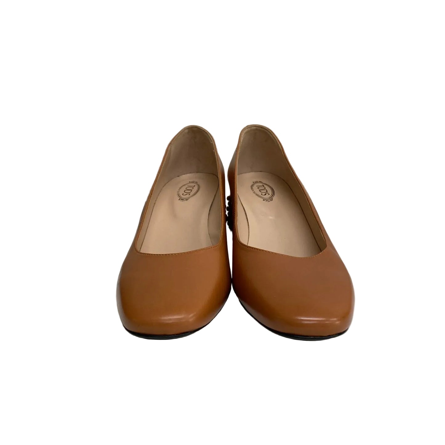 Sapato Tod's Couro Bege Tam 37 Br