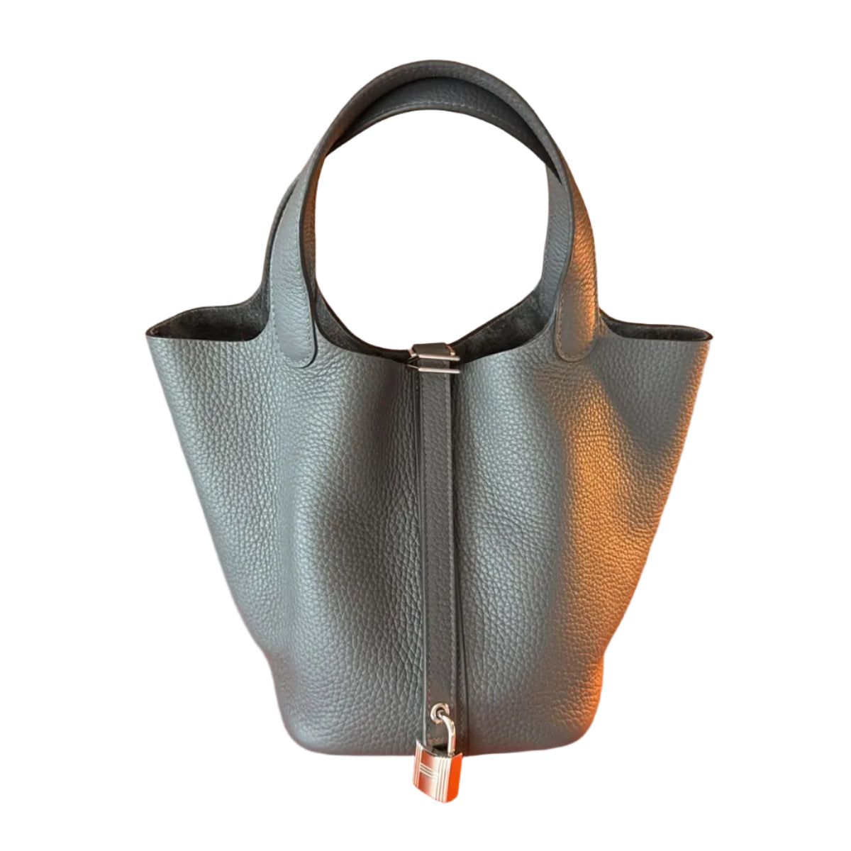 Bolsa Picotin 18 Cinza  Ferragem Palladium