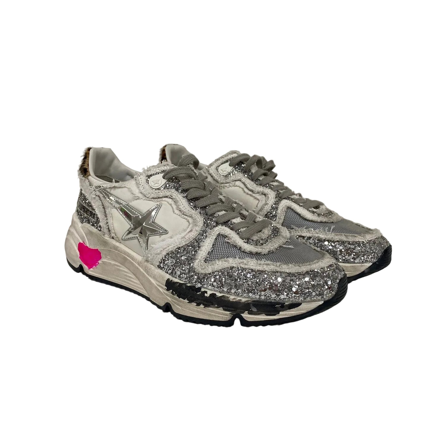 Tenis Golden Goose Prata Tam 37 Br