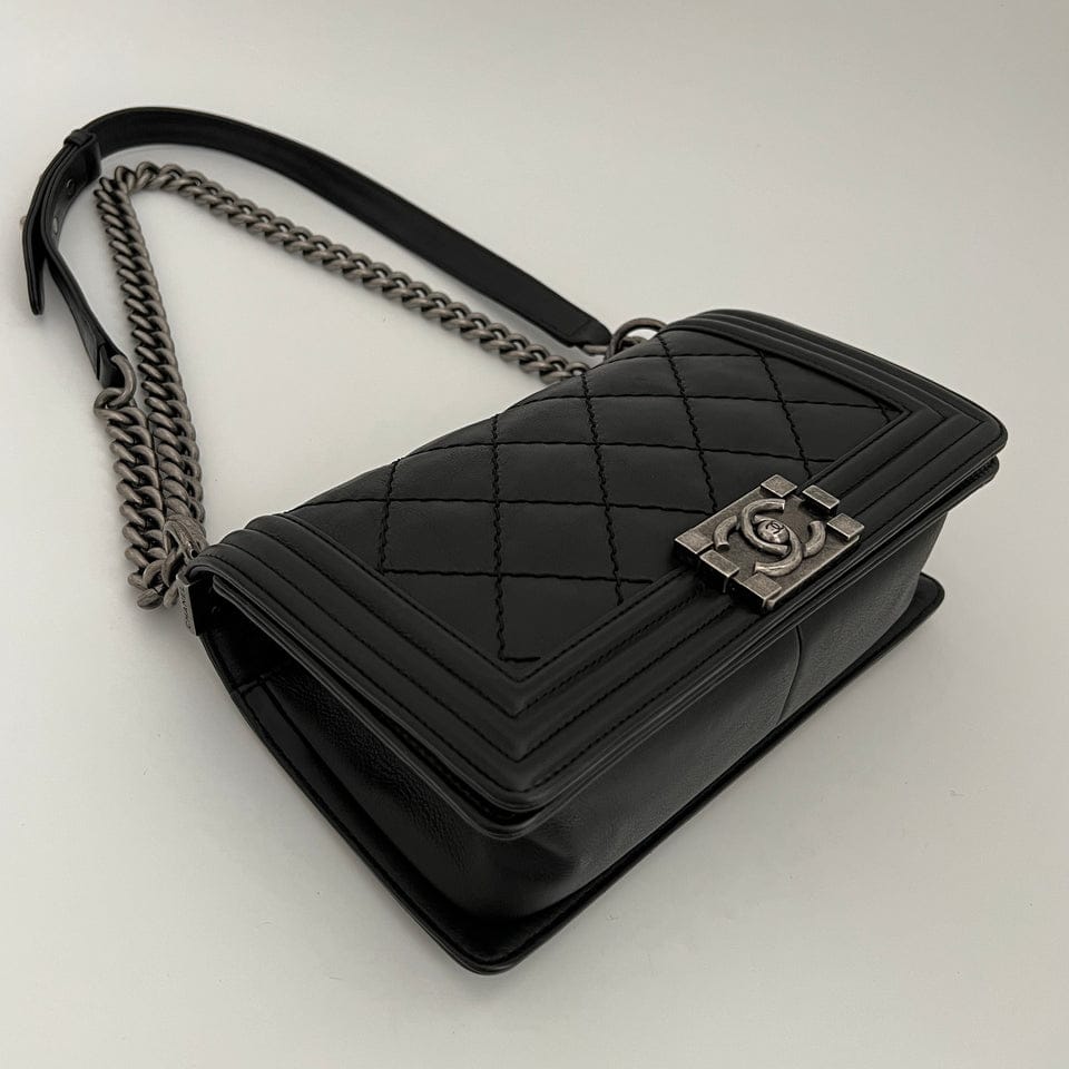 Bolsa Chanel Boy Preta Média
