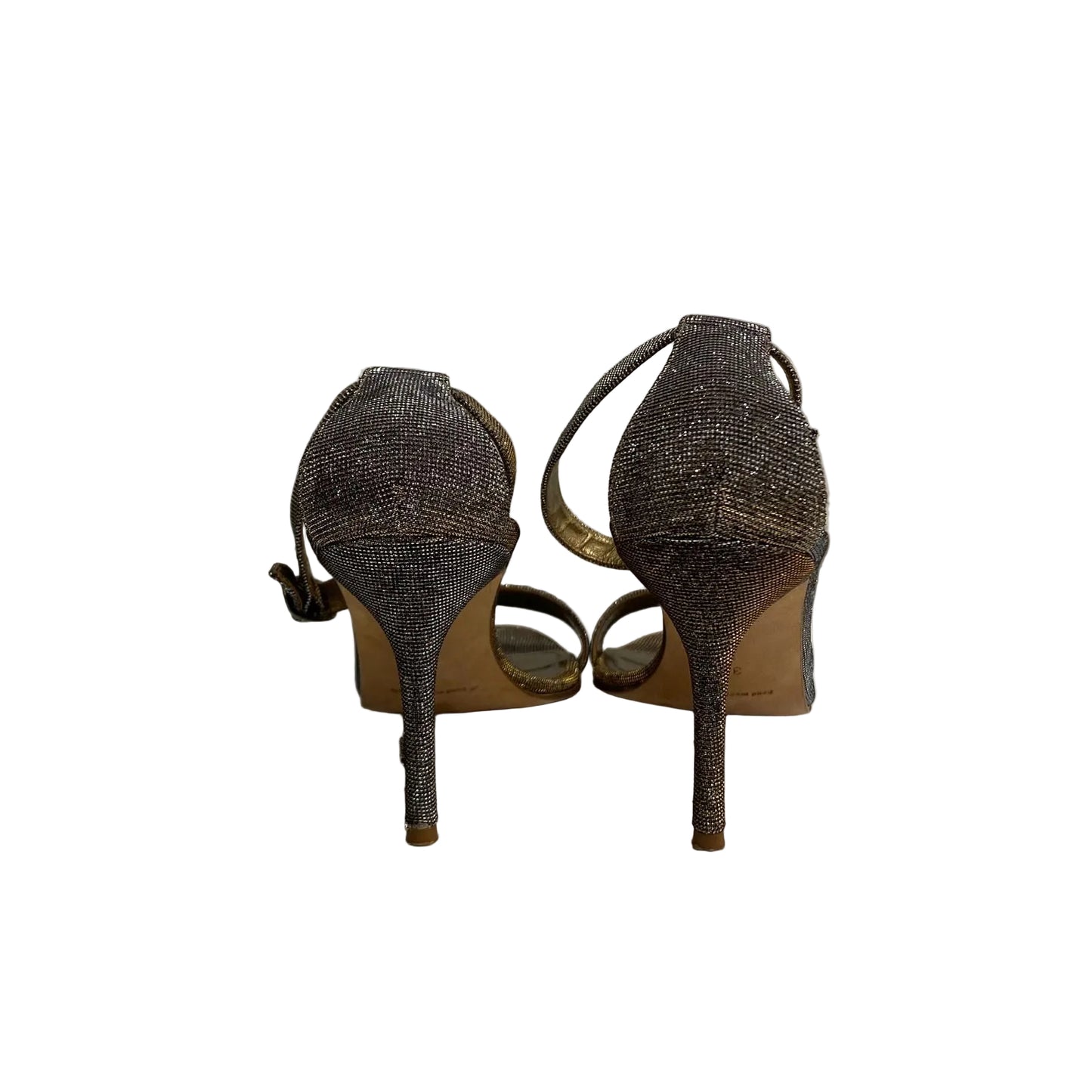Sandalia Manolo Blahnik Brilho Tam 37 Br