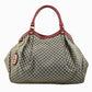 Bolsa Gucci Sukey Tote Jacquard Monograma Grande