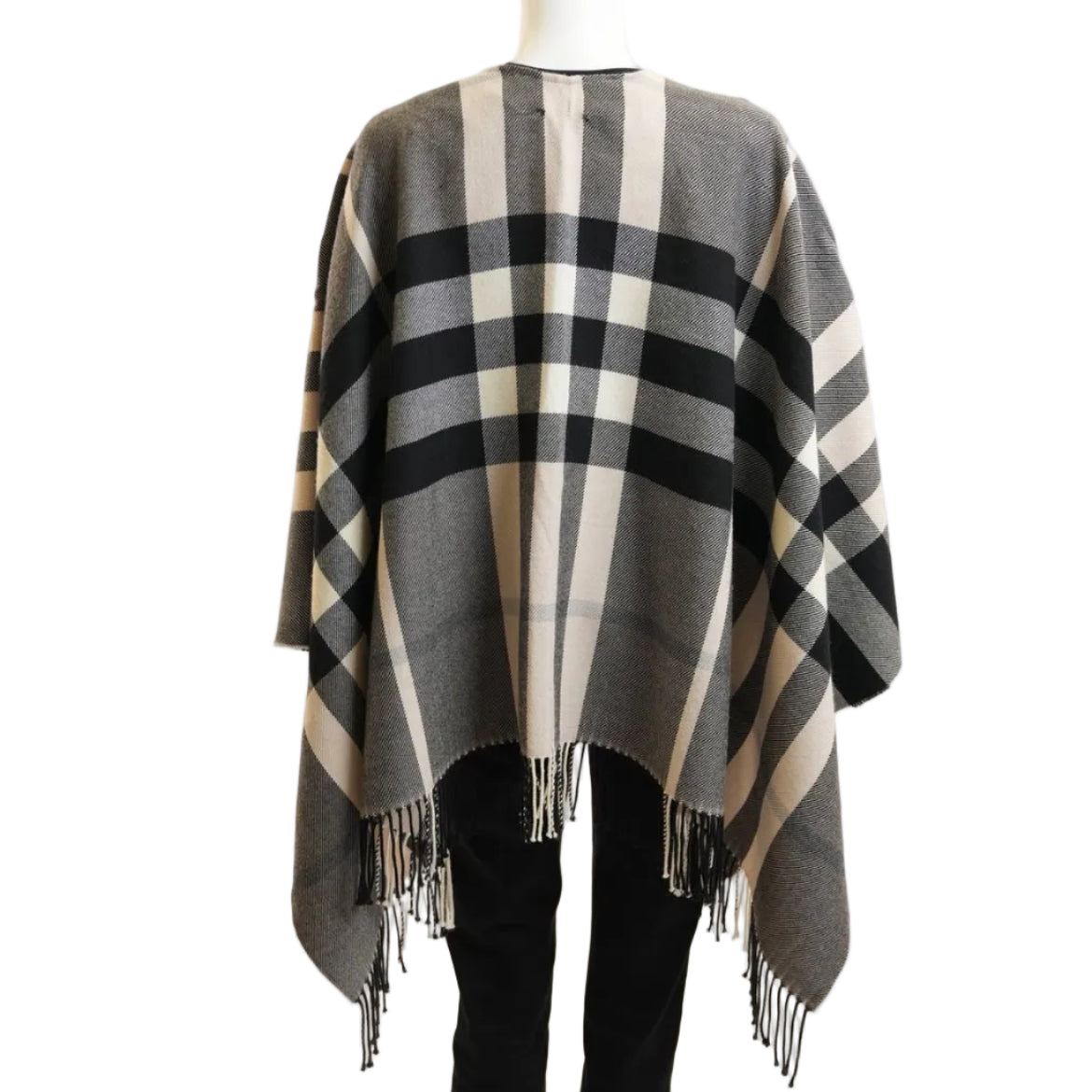 Poncho Burberry Listrado