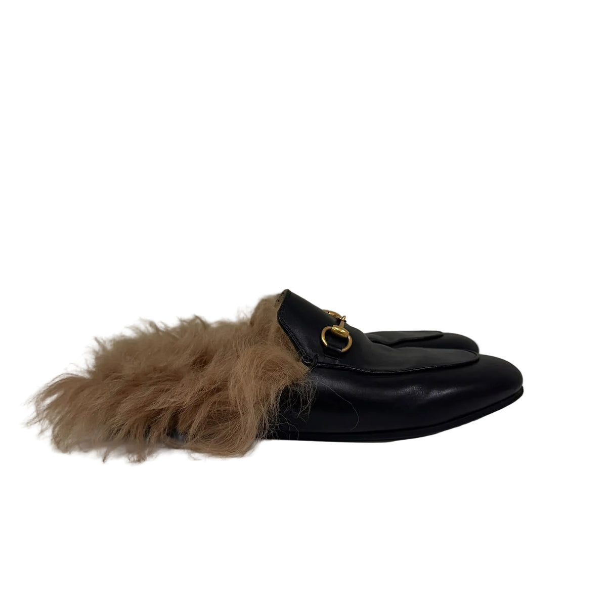 Mule Gucci Princetown Pelugem Preto Tam 36,5 BR