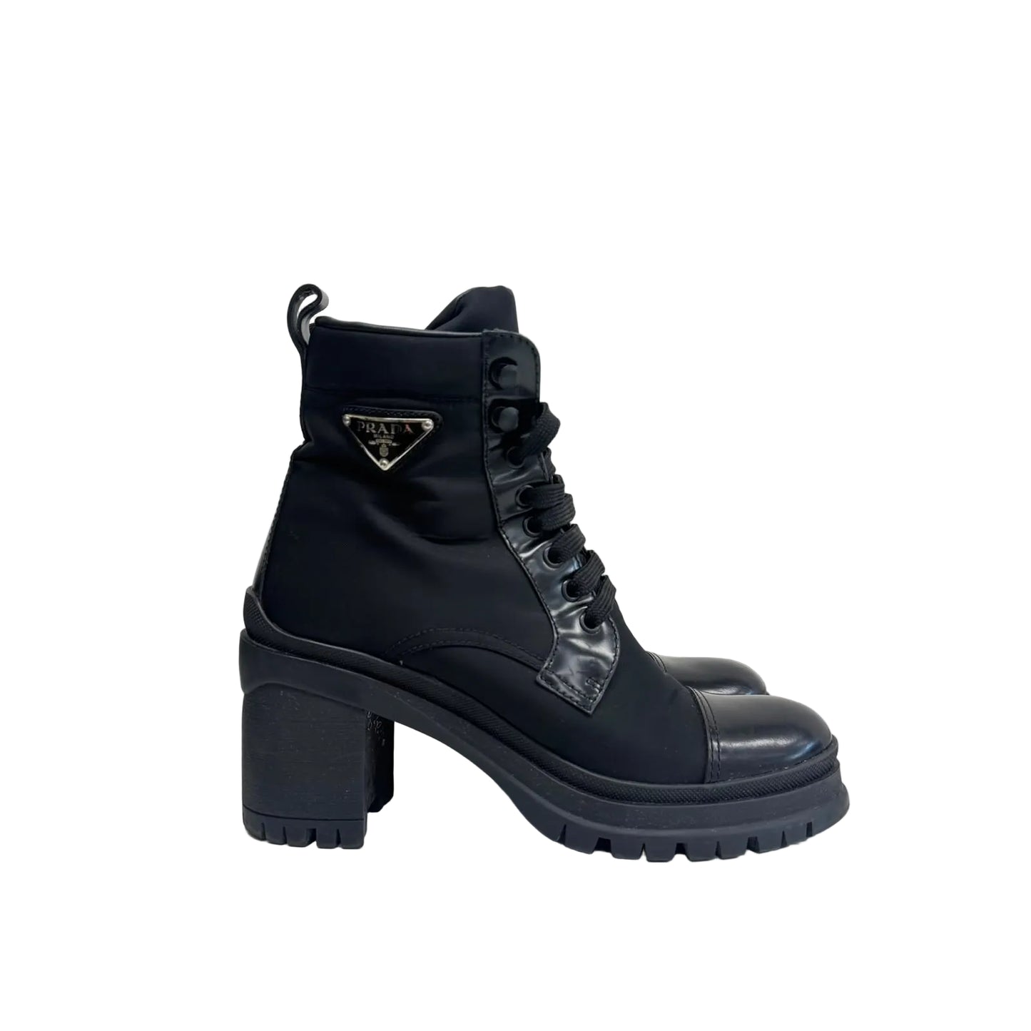 Bota Prada Nylon Preta Tam 36 Br