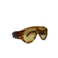 Oculos Tom Ford Bege e Marrom Grande