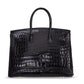 Bolsa Hermes Birkin Croco Preta 30
