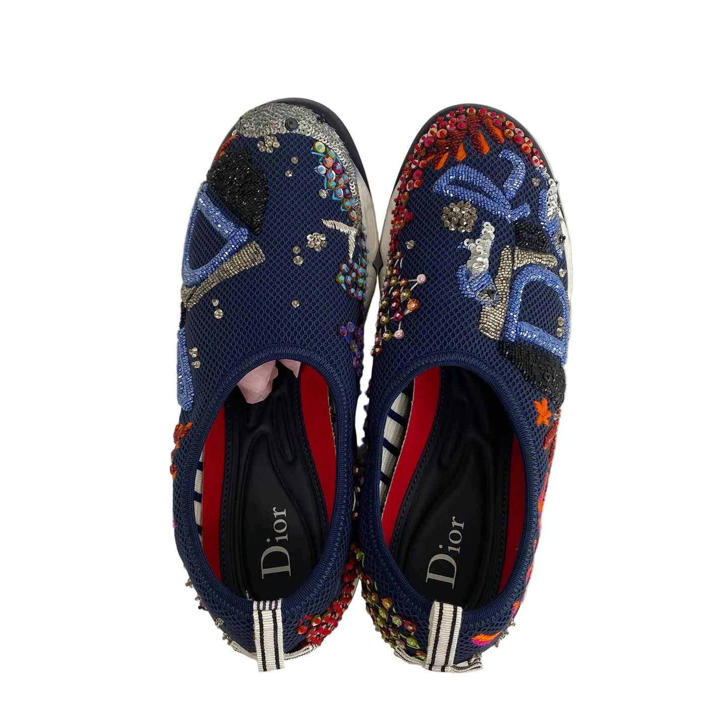 Tenis Dior Azul Lantejoulas Tam 34,5 Br