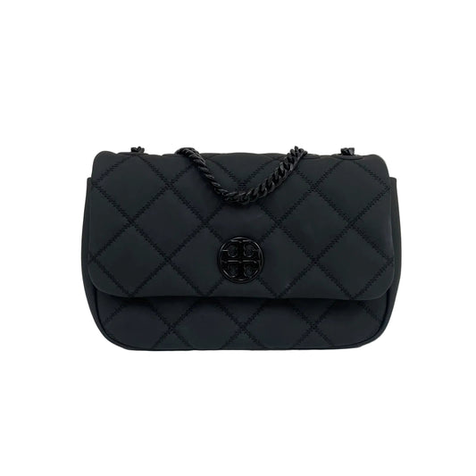 Bolsa Tory Burch Willa Matte Small Shoulder Bag Preta