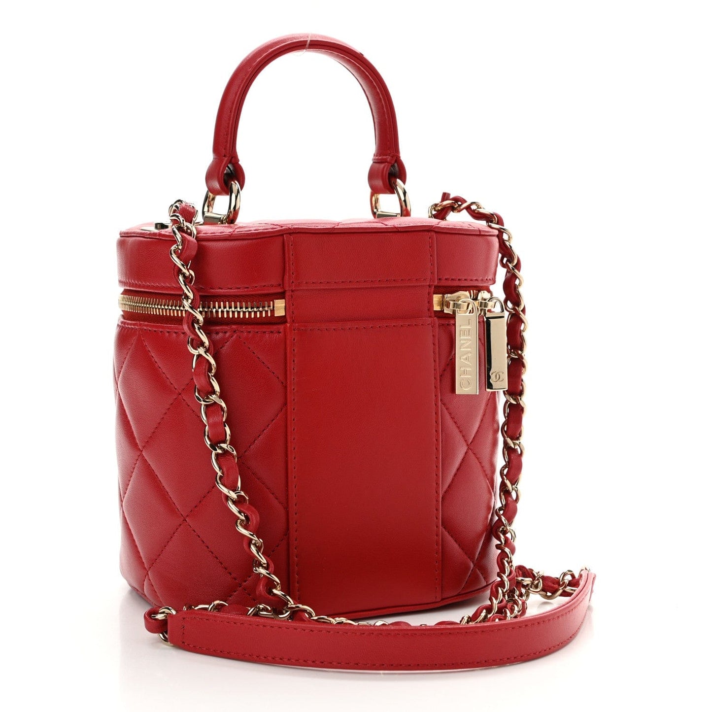 Bolsa Chanel Vanity Vermelha