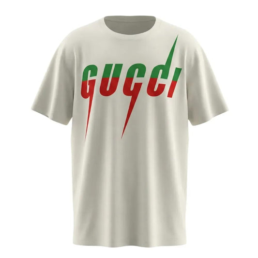 Camiseta Gucci Estampa Logo Off White Tam M BR