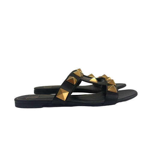 Rasteira Valentino Com Studs Preta Tam 36,5 BR